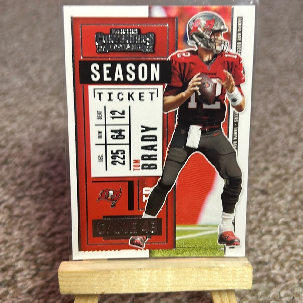 Tom Brady NFL Panini Contenders #12 Tampa Bay Buccaneers Football Card